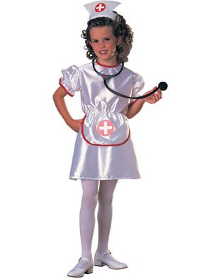 Girls Little Miss Nurse Costume