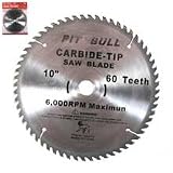 Qty 2: 10x60TH CARBIDE BLADES for 10...