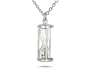 1/2 Carat TW Diamond Time in a Bottle Pendant in .925 Sterling Silver