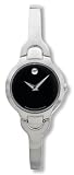 Movado - Kara - Montre Femme - 0605247 - Acier - Quartz Analogique - Cadran Noir - Bracelet Acier
