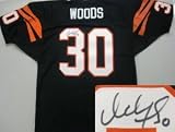 Ickey Woods Cincinnati Bengals NFL Hand Signed Authentic Black Jersey