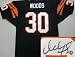 Ickey Woods Cincinnati Bengals NFL Hand Signed Authentic Black Jersey