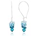Sterling Silver Light Blue Cluster Faceted title=