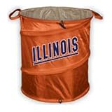 Illinois Fighting Illini Trashcans / Hampers / Coolers - Collapsible