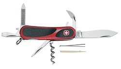 Wenger 16810 Swiss Army Knife Evogrip 10 Ergonomic Design Non-Slip Handles 2.5-Inch Blade Stainless Steel