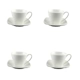 BIA Cordon Bleu Annapurna 8-Ounce Cups and Saucers, Set of 4