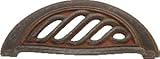 Hickory Hardware PA1322-RI Charleston Blacksmith Cup Cabinet Pull, 3-Inch, Rustic Iron