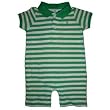 Ralph Lauren Infant Romper 3 Months Green & White Striped