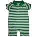 Ralph Lauren Infant Romper 3 Months Green & White Striped