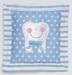 Mullins Square Blue Striped and Dot Tooth Fairy Pillow
