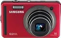 Samsung 12MP Dig Camera 5X Opt 3.0IN LCD Red