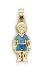 14k Boy Created Opal Pendant - JewelryWeb