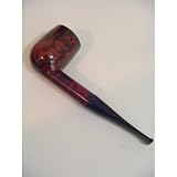 Brown Shiny Small Pipe for Tobacco Smoking 5 Inches Paris