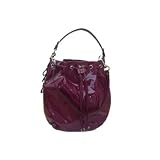 （コーチ）COACH Newコーチ マディソン パテント マリエル ドローストリング ショルダーバック　シルバー/ベリー 17745 2WAY パテントレザー 並行輸入品 コーチ リング