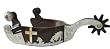 Praying Cowboy Cross Show Spurs