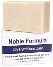 Noble Formula 2% Pyrithione Zinc Bar Soap