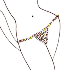 Buy Braza Sweet Romance Candy Panty Style S 9100P by Braza