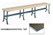 180 X 30 Extra-Long Bench - Hardboard/Steel Top