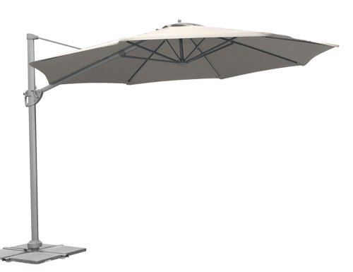 Siena Garden 821314 Ampelschirm Montego Bezug ecru Gestell  graphit &Oslash; 350 cm Preisvergleich
