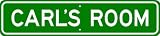CARL ROOM SIGN - Personalized Gift Boy or Girl, Aluminum