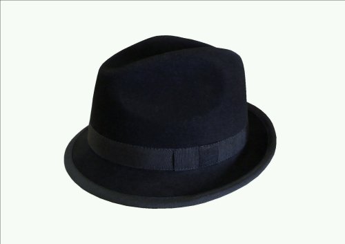 Barmah Hat Stingy Short Brim Fedora - Black