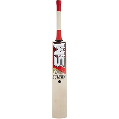 SM Sultan English Willow Cricket Bat, Short Handle