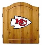 Kansas City Chiefs NFL Dart Cabinet and Dartboard Set by Imperial International