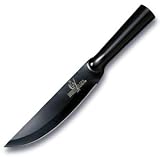 Bushman, Black SK-5 Steel, Cordura Sheath