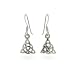 Eve's Addiction Sterling Silver Celtic Trinity Earrings