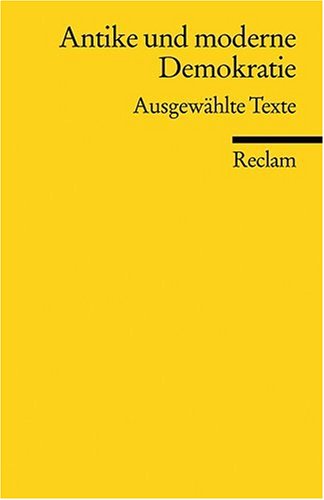 Antike und moderne Demokratie