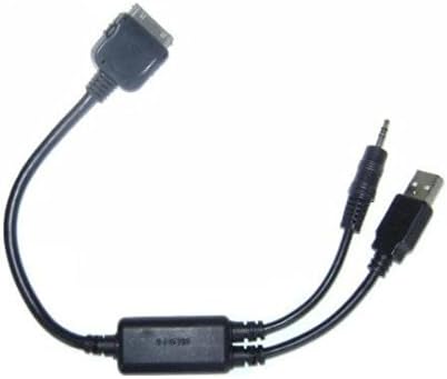 iPod Charge and Play Audio Adapter Cable - (For BMW, Mini Cooper, etc) steering wheel control compatible (Lifetime Warranty, Bulk Packaging)