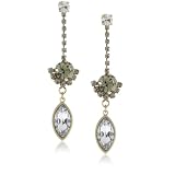 Lee Angel Marion Vintage Inspired Gold Linear Earri