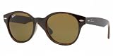 Ray Ban Women's Rb4141 Dark Tortoise Frame Brown Lens Plastic Sunglasses