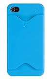 Blue Credit Card ID Case for Apple iPhone 4 (Fits AT&T & Verizon Models)