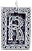 Celtic Letter R Silver Tone Pewter Pendant Necklace