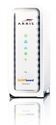 ARRIS SURFboard SBG6400 DOCSIS 3.0 Cable Modem/ Wi-Fi N Router - Retail Packaging - White