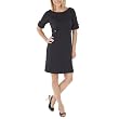 Merona&reg; Ponte Tab Waist Dress - Ebony