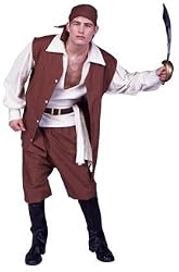 Adult Caribbean Pirate Halloween Costume