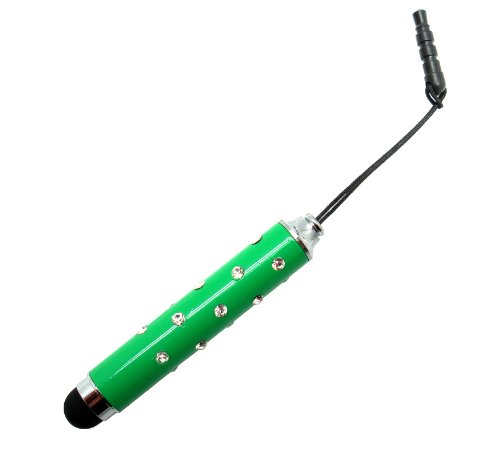Android Pads Stylus   Iphoneipadsamsungandroid Screens Crystals  Touch Swarovski Green