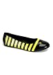 Cute Bee Striped Flats Women'S Size Shoe