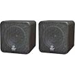 Pyle PCB4BK 4" 200 Watt Black Mini Cube Speakers