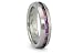 Titanium Ring with 32 Pink CZ 5mm