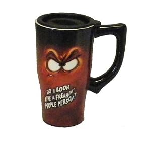 Do I Look Like Freakin' People Person? Ceramic Travel Mug by
