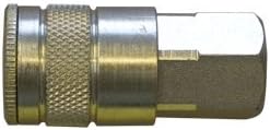 Interstate Pneumatics CA660 3/8 Inch Automotive Steel Coupler 3/8 Inch Female NPT
