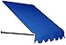 Awntech 8-Feet Dallas Retro Window/Entry Awning, 56-Inch Height by 48-Inch Diameter, Bright Blue