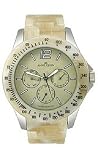 AK Anne Klein Multifunction Horn Plastic Ivory Dial Women's watch #10/9711IVHN