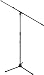 Musician's Gear Tripod Mic Stand with Telescoping Boom Black
