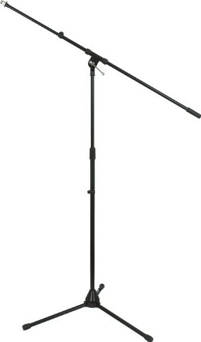 Musician's Gear Tripod Mic Stand with Telescoping Boom Black