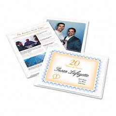 GBC HeatSeal RetrieveIt Thermal Laminating Pouches, Letter Sized, 9 x 11.5 Inches, 4 mm Thickness, Clear, 25 Pouches per Pack (3747281)