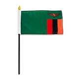Zambia Flag 4 x 6 inch